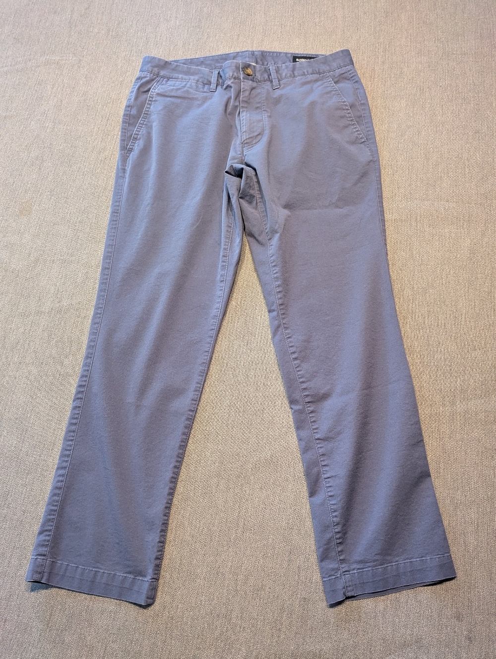 Bonobos The Original Chino Pants Men’s 31x 26 Gray Tailored Fit